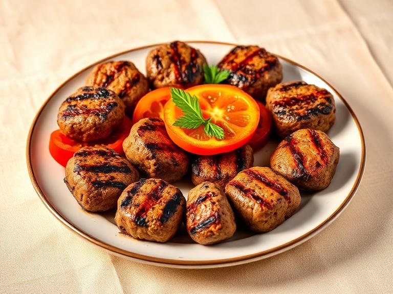 Izgara köfte tabağı